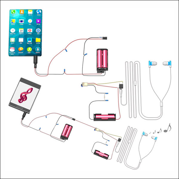 뉴 광통신 원리(스파이 레이저) 만들기-이어폰 별매