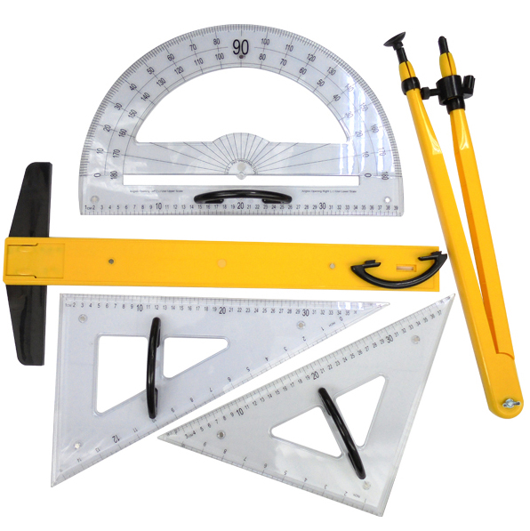 [EDUC 10405] 교사용 자석 칠판 자 세트 Over head ruler sets, Educational Tool