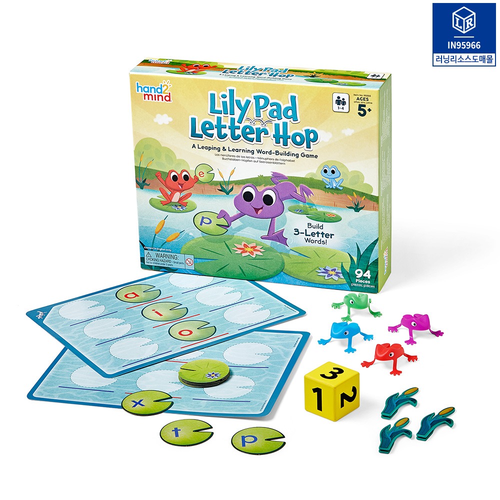 가베가족 릴리 패드 레터 홉 영어 단어 게임 [IN95966]